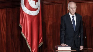 FILED - «Tunesien lehnt ab, was die Europäische Union in den vergangenen Tagen angekündigt hat»: Tunesiens Präsident Kais Saied. Photo: Khaled Nasraoui/dpa