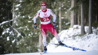 Erstes Rennen, erstes ansprechendes Resultat. Der Davoser Valerio Grond läuft im Sprint von Ruka auf Rang 13.