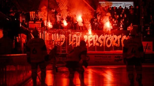 Fussball-Hooligans aus Deutschland beim Lakers-Spiel: Für eine sogenannte «Pyroaktion» im Spiel gegen die ZSC Lions setzt es nun Strafen ab.