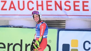 Frust und Enttäuschung: Jasmine Flury stürzt im Super-G am Sonntag im österreichischen Zauchensee.