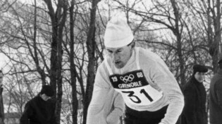 Sepp Haas lief 1968 in Grenoble mit der Startnummer 31 im 50-km-Rennen überraschend zu Olympia-Bronze