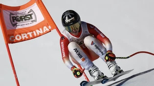 Lara Gut-Behrami verpasst in der zweiten Abfahrt in Cortina d'Ampezzo einen weiteren Podestplatz