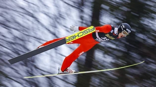 Gregor Deschwanden beim Skispringen in Willingen