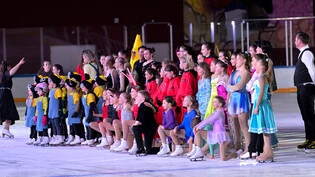 Besondere Show: Der Eisclub Chur organisierte am Samstag ein Schaulaufen in der Eishalle in der Oberen Au.