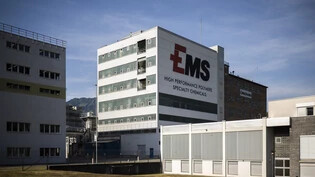 Die Ems-Gruppe - hier der Hauptproduktionsstandort in Domat/Ems - hat ein schwieriges Geschäftsjahr 2023 hinter sich.