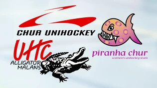 Drei Bündner Unihockeyklubs: Chur, Alligator Malans und Piranha Chur stehen vor der entscheidenden Saisonphase.