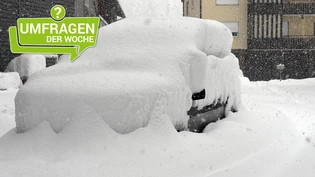 Die Umfrage zeigts: Knapp mehr als die Hälfte von euch waren schon einmal gezwungen wegen starker Schneefälle an einem Ort zu verharren.