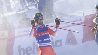 Alex Fiva freut sich über den Podestplatz (Archivaufnahme)