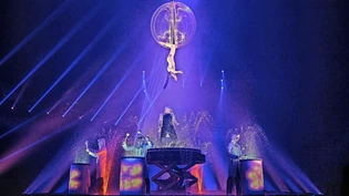 Spektakel: In der Manege zeigen die Artisten waghalsige Kunststücke.