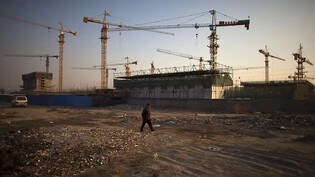 Laut einer neuen Studie sackt in der Folge des Baubooms der Boden unter vielen Städten Chinas ab. (Archivbild)