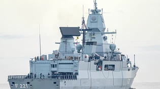 ARCHIV - Die Fregatte «Hessen» war seit dem 23. Februar im Roten Meer im Einsatz gewesen. Foto: Sina Schuldt/dpa