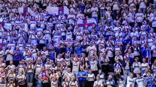 Die Fans der Färöer sorgten gegen die Schweiz für eine prächtige Stimmung
