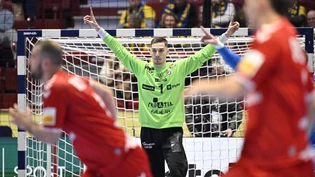 Der kroatische Torhüter Dominik Kuzmanovic machte den Unterschied aus für Kroatien gegen die Schweiz