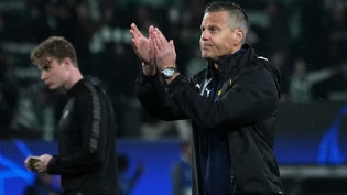 Von Bodö/Glimts Trainer Kjetil Knutsen gab es nach dem Spiel in Lissabon Applaus in Richtung eigene Fans