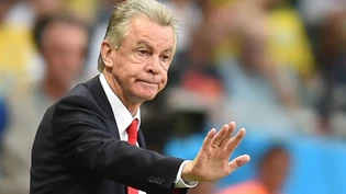 Das war vor 14 Jahren: Ottmar Hitzfeld in einem seiner letzten Länderspiele mit der Schweizer Nationalmannschaft. Der mittlerweile 77-Jährige besuchte seit Jahren kein Profispiel mehr live vor Ort