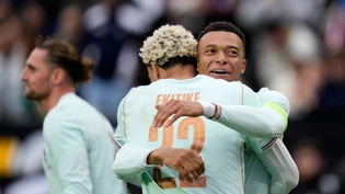 Die beiden französischen Torschützen: Hugo Ekitiké und Kylian Mbappé