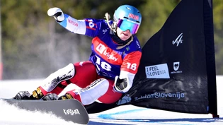 Julie Zogg scheiterte in Carezza im Viertelfinale.  In selber Runde scheiterten auch Ladina Jenny und Dario Caviezel.