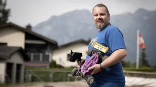 Seine Leidenschaft: Andy Zweifel ist begeistert von ferngesteuerten Autos und ... 