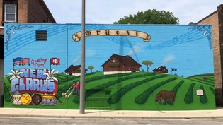Mehr Farbe im Dorf: In New Glarus prägt ein neues Wandbild das Stadtbild.