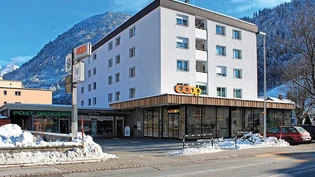 Baustart im Spätherbst, Eröffnung: So soll der Coop in Schwanden bis Ende Jahr aussehen.