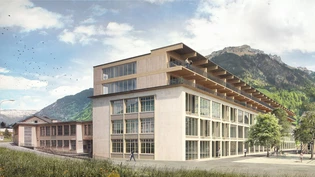 Wohnpark-Projekt: Die ehemalige Spinnerei Linthal soll um zwei Geschosse aufgestockt werden.