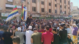 Vergangene Woche im südsyrischen Suwaida: Die Wut auf das Regime wächst im ganzen Land. 