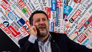 Will Regierungschefin Giorgia Meloni rechts überholen: Italiens Infrastrukturminister Minister Matteo Salvini.