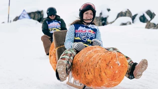 Auf dem Schlitten unterwegs: Der Spass steht dieses Wochenende auf dem Flüelapass im Vordergrund.