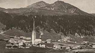 Jubiläum: Um 1870 war Davos noch deutlich leerer.