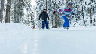 Ausser Betrieb: Auch in diesem Winter werden keine Schlittschuhläuferinnen und Schlittschuhläufer von Bad Alvaneu nach Surava fahren können. Die Skateline Albula bleibt nach den Saisons 2020/21 und 2021/22 weiterhin ausser Betrieb.