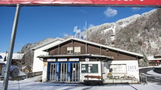 Die Talstation der Madrisa Bergbahn in Klosters.