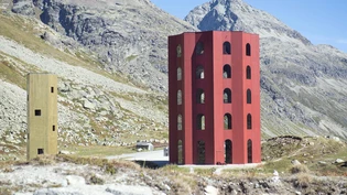 Julierturm Origen Initiant Giovanni Netzer Julierpass Turm