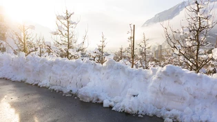 Schnee in Chur