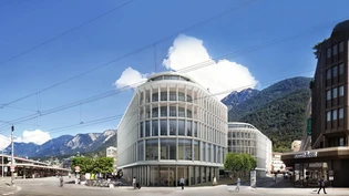 So soll es dereinst am Bahnhof in Chur aussehen. 