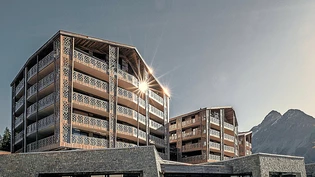 Aussen alpines Gepräge ...