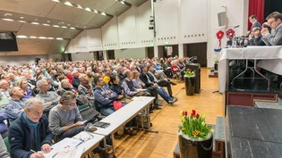 Viel graues Haar: Die Lokalpolitik in Rapperswil-Jona, wie hier an der Bürgerversammlung im März 2017, wird stark von älteren Semestern geprägt.