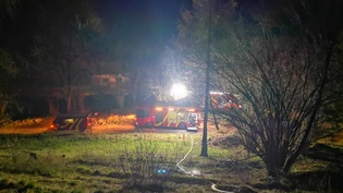 Neun Einsatzkräfte standen im Einsatz.