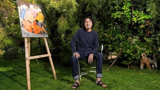 Aufwühlende Ereignisse: Alejandro Vásquez verfolgt auch von Lilly Kellers Garten in Thusis aus ständig das politische Geschehen in Lateinamerika. Bild Philipp Baer