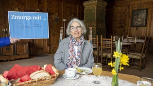 Hier, um zu bleiben: Krimiautorin Donna Leon im Fürstenzimmer des Klosters St. Johann in Müstair, was nicht weit von ihrem Zuhause entfernt liegt. Bild: Mayk Wendt