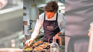 Neuer Bündner Star: James Baron am Herd in La Punt.