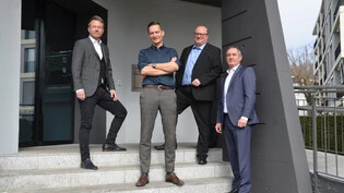Zufrieden: Markus Jäger, Pascal Peter, Thomas Güntensperger und Thomas Wick (von links). 