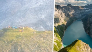 Eine Kombination, die Probleme hervorruft: Die vielen Zeltler vertreiben unter anderem die Wildtiere.