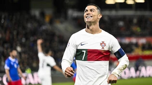 Trifft im Ländle: Cristiano Ronaldo schiesst gegen Liechtenstein das 2:0. 