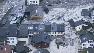 Beträchtliche Schäden: Rund um die Feiertage sind in Schwanden erneut Schuttmassen ins Tal gerutscht.