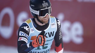Schweiz auf dem Helm: Der US-Skistar Ryan Cochran-Siegle wirbt neu für «Davos Klosters Mountains».