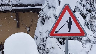 So stand die Tafel einst in Flims vor dem Haus von Astrid Lampert. Seit Mitte Januar ist sie jedoch verschwunden.