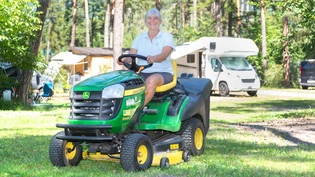 Überall einsetzbar: Die Campingplatzleiterin Susanne Schön auf dem TCS Campingplatz in Thusis ist eine wahre Allrounderin.