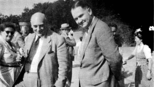 Johann Giesen (links) und Hovag-Chef Werner Oswald in einer Aufnahme, die etwa 1955 entstanden sein dürfte.