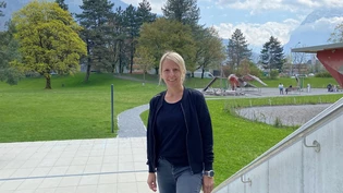 Grüner Erholungsraum: Der Park schliesst direkt ans Restaurant der Lintharena an. Laut Tanja Büsser will man diesen nun vermehrt für Events nutzen.