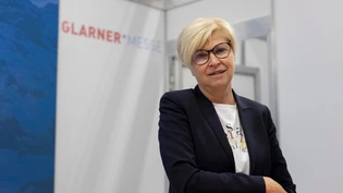 Zufrieden: Suzanne Galliker zieht am Sonntagnachmittag Bilanz und blickt auf die nächste Glarner Messe in zwei Jahren.